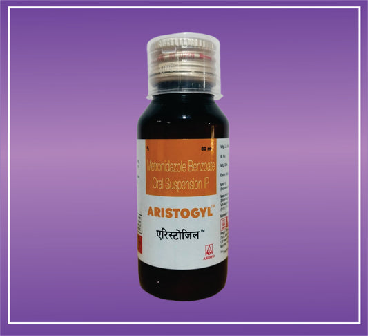 Aristrogyl Suspension (60ml) Metronidazole Benzoate 200mg