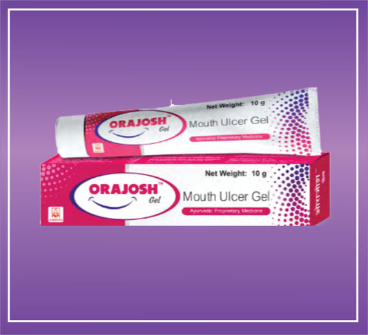 Orajosh Gel (10gm) Ayurvedic Formulation (Mouth Ulcer Gel) by Aristo