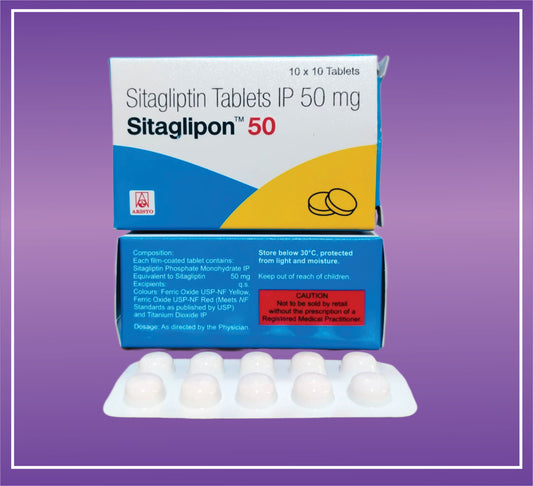 Sitaglipon 50 Tab (10x10) Sitagliptin 50mg