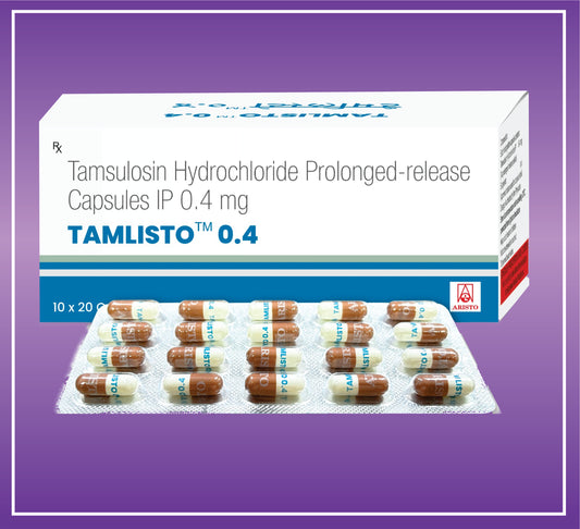 Tamlisto 0.4 Cap (10x20) Tamsulosin Hydrochloride Prolonged Release 0.4 mg