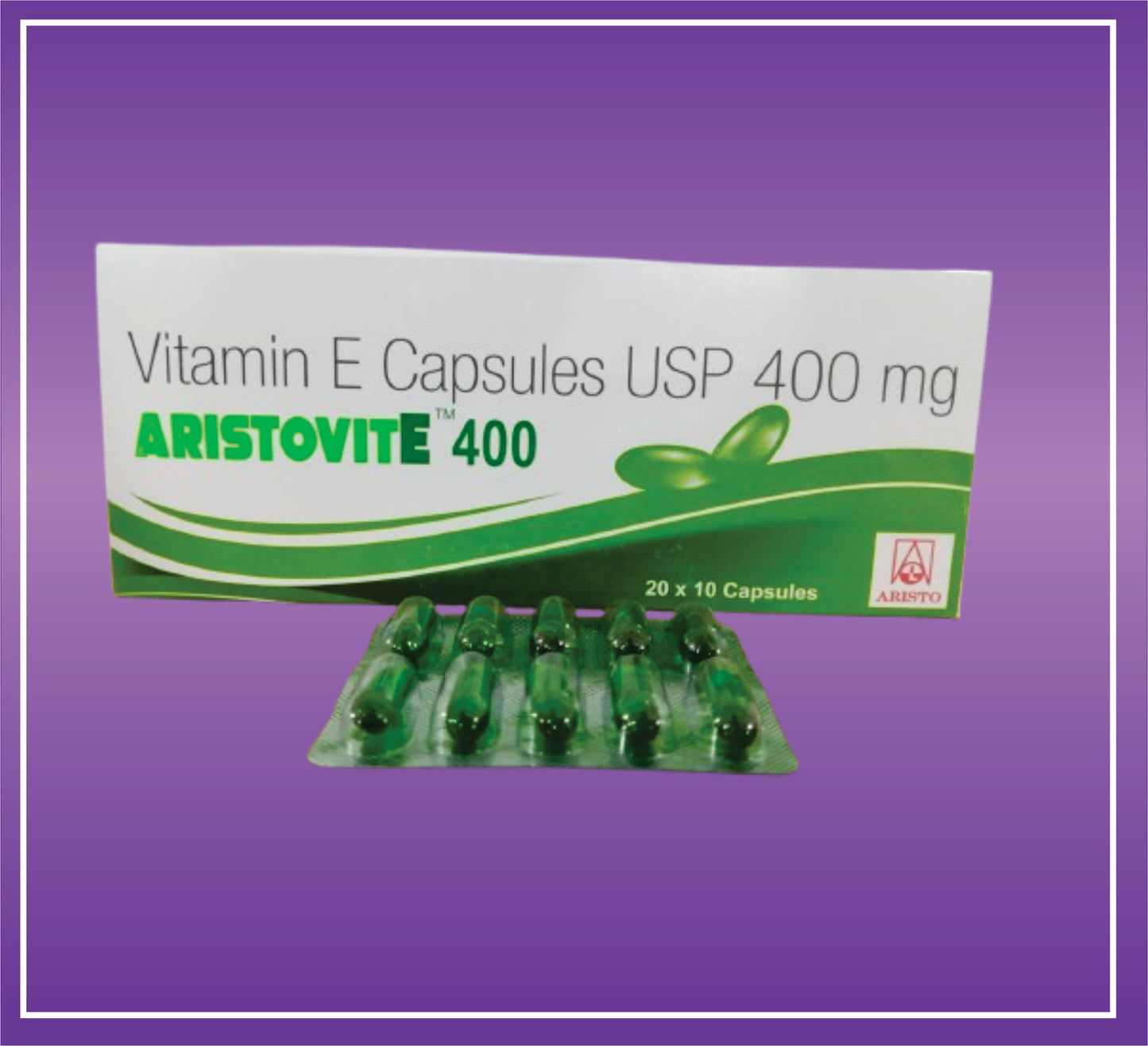 AristovitE 400 Caps (20x10) Vitamin E 400mg