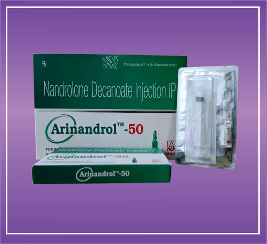 Arinandrol 50mg Injection  (Pack) Nandrolone Decanoate 50 Mg by Aristo