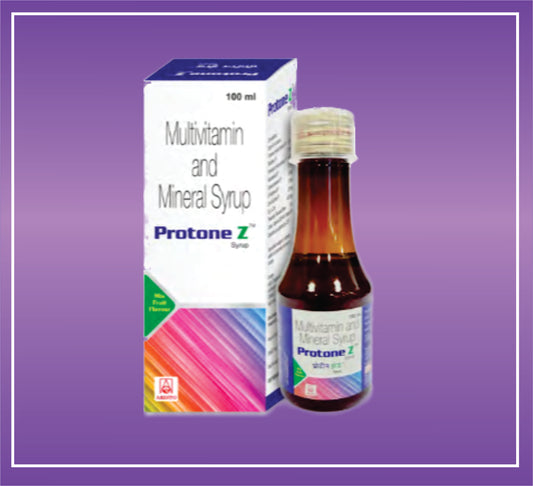 Protone Z Syrup (100ml) Multivitamin & Mineral with Zinc by Aristo