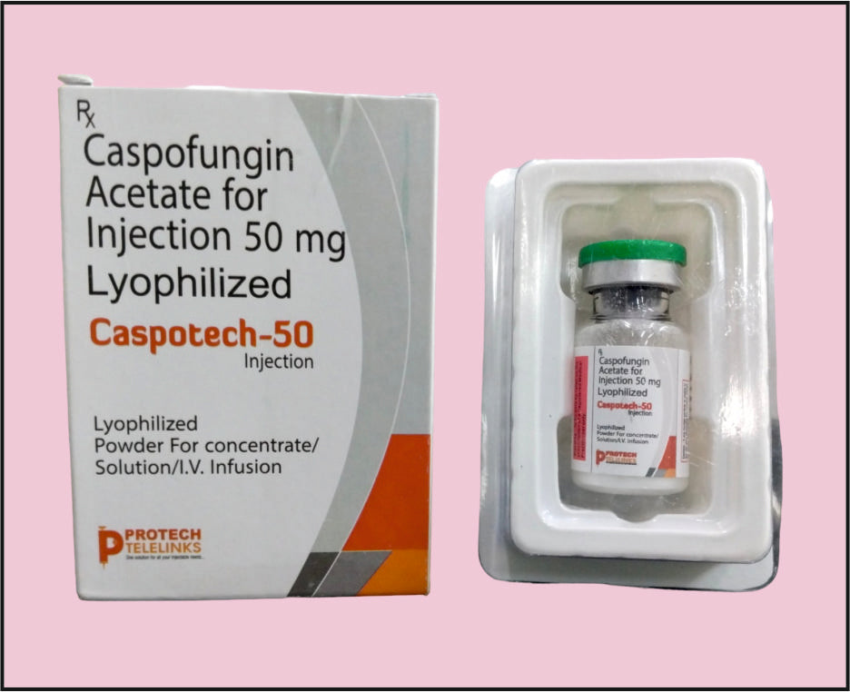 Caspotech-50 Mg (1X1) Caspofungin 50 Mg Inj By Protech