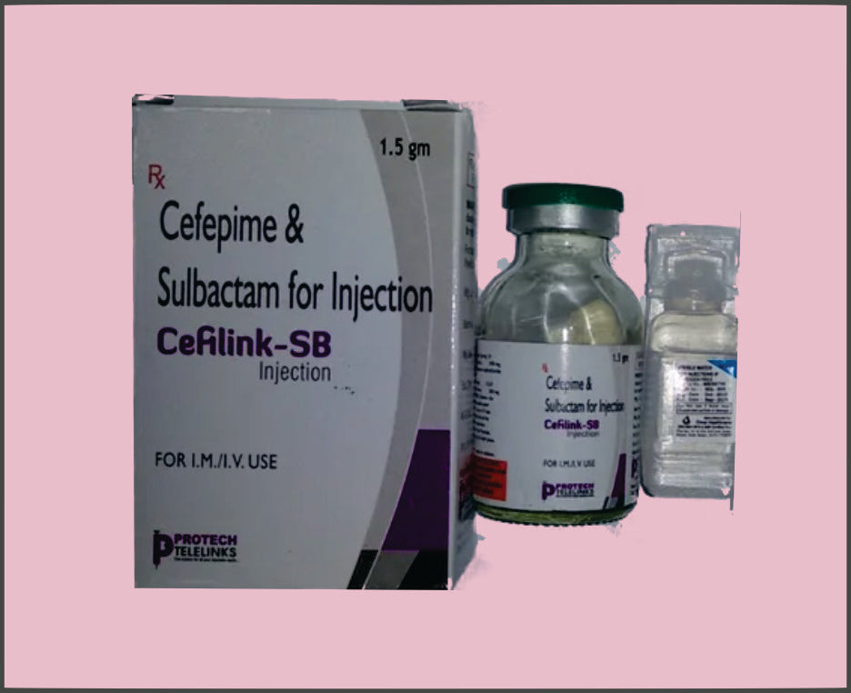 Cefilink-Sb-1.5Gm (20 Ml) Cefepime 1 G, Sulbactam 500 Mg By Protech