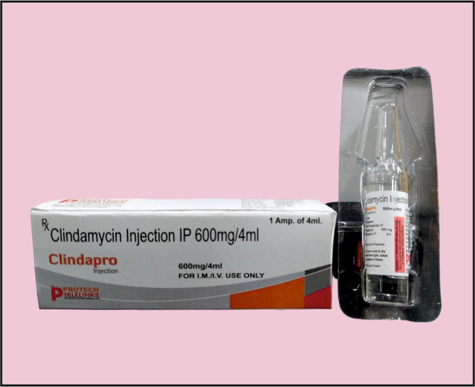 Clindapro-4Ml (5 Ml) Clindamycin 600 Mg/4 Ml Inj By Protech