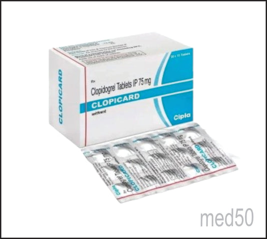 Clopicard 75mg Tablet (Clopidogrel 75 Mg)
