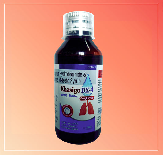 KHASIGO DX 4 (Dextromethorphan Hydrobromide 10 mg + Chlorpheniramine Maleate 4 mg)