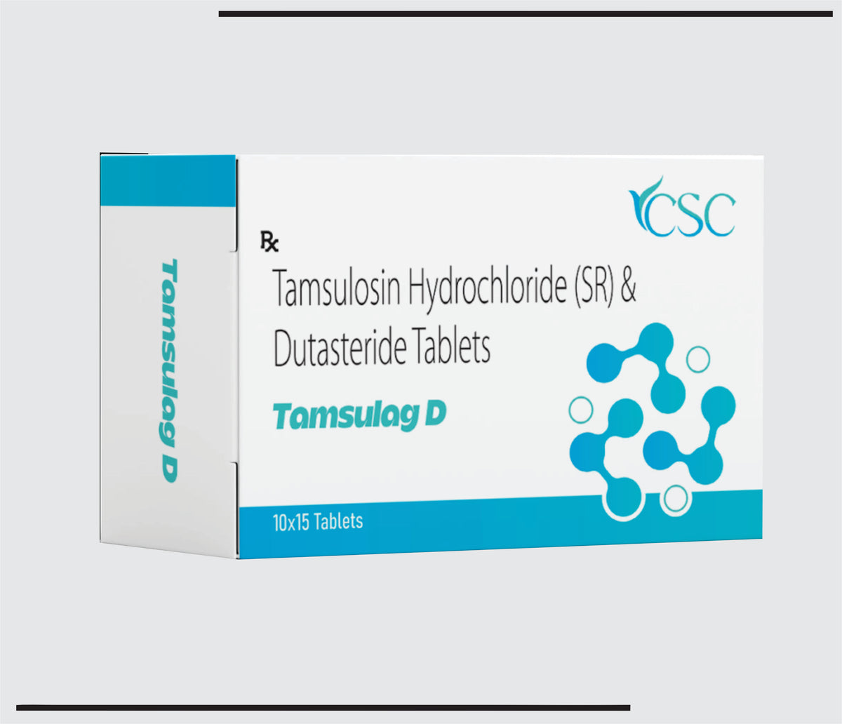 Tamsulag -D  (10x15) Tamsulosin Hydrochloride(SR) IP 0.4 mg+Dutasteride IP 0.5mg  by Csc