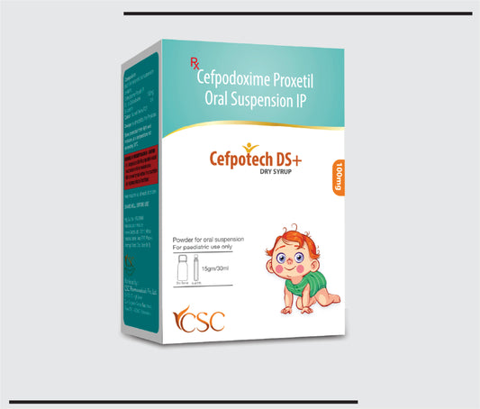 Cefpotech DS +  (30 ml) Cefpodoxime 100mg  by Csc