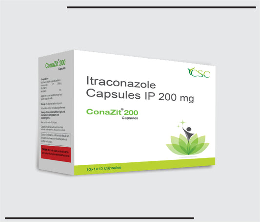 Conazit 200 (10x1x10) Itraconazole IP 200 mg  by Csc