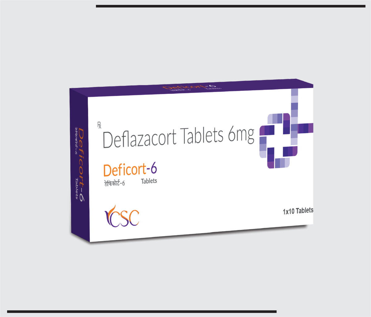Deficort 6  (10x1x10) Deflazacort 6mg  by Csc
