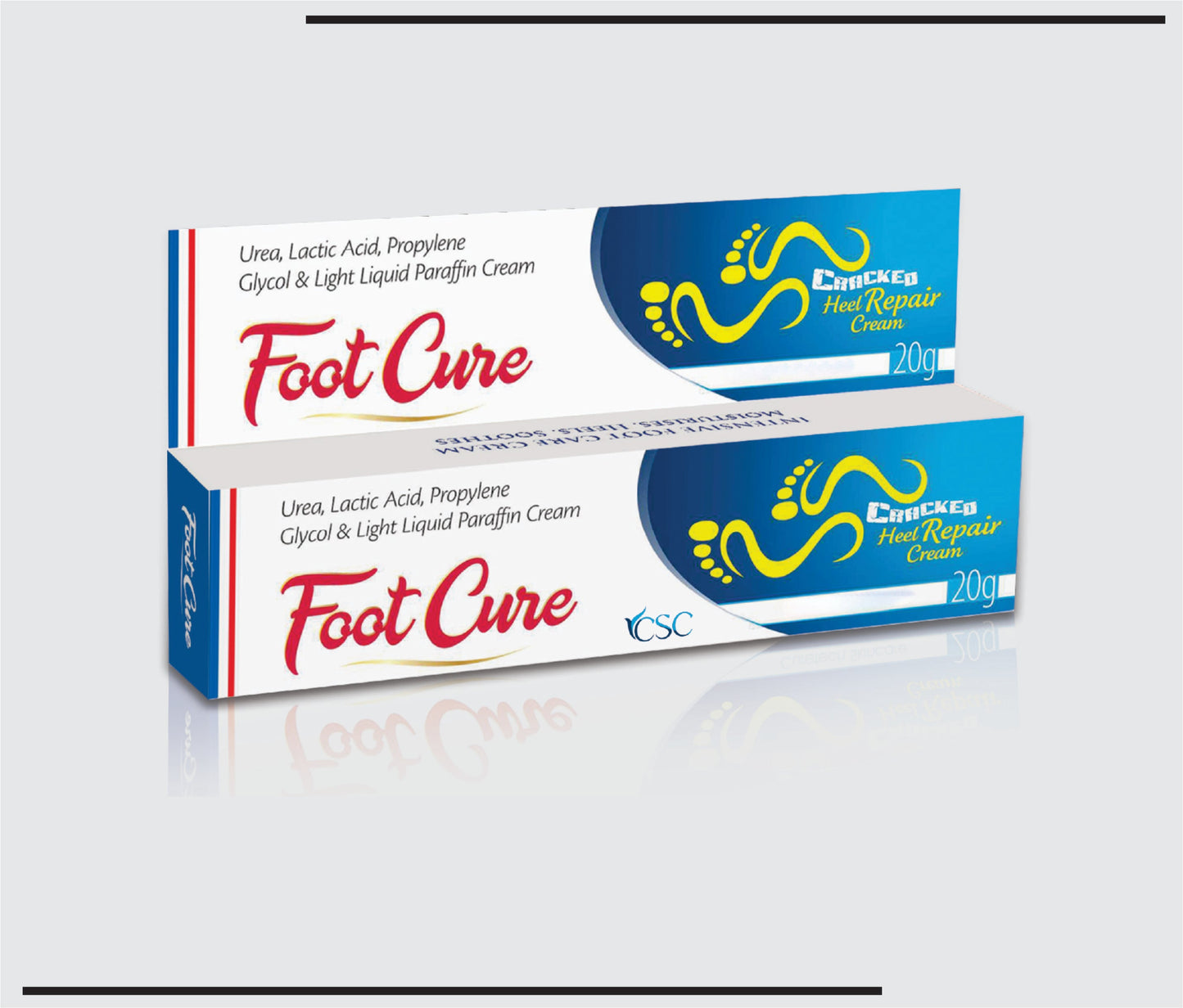 Footcure Cream (Urea 10% + Lactic Acid 10% + Prop. Glycol 10%+ LLP 10%)