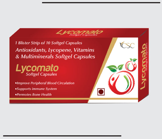 Lycomato  (10x1x10) Antioxidants, Lycopene ,Vitamins and Multiminerals  by Csc