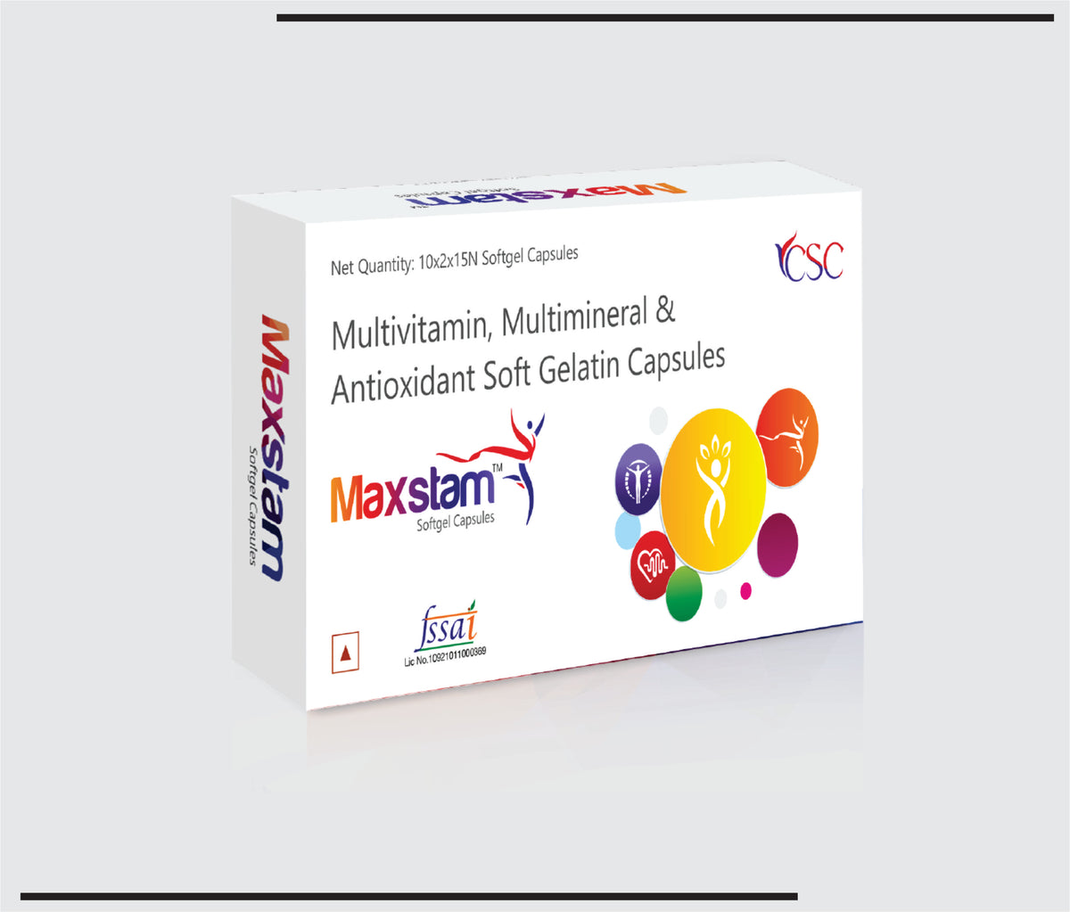 Maxstam (10x2x15) Antioxidant+Multivitamin & Multiminerals  by Csc
