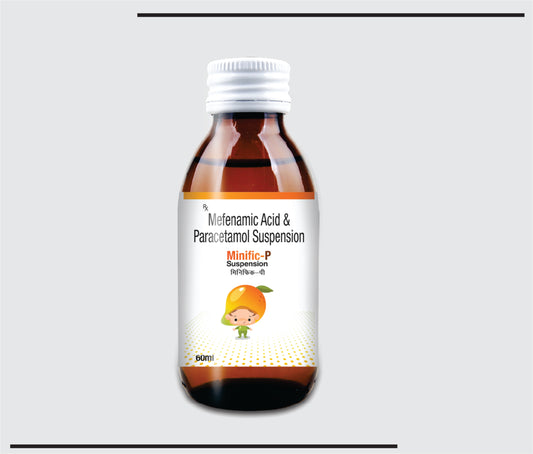 Minific P (60ml) Mefenamic Acid 100mg & Paraceta. 250 Susp. by Csc
