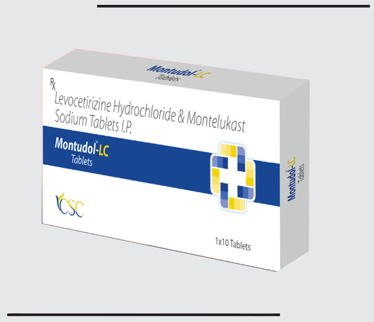 Montudol LC (10x1x10) Levocetirizine 5mg + Montelukast 10mg  by Csc