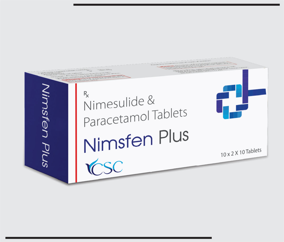 Nimsfen Plus (20x10) Nimesulide 100 mg + Paracetamol 325 mg  by Csc