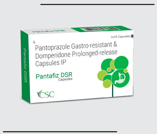 Pantafiz DSR (10x1x10) Pantoprazole 40 mg + Domperidone30 mg SR  by Csc