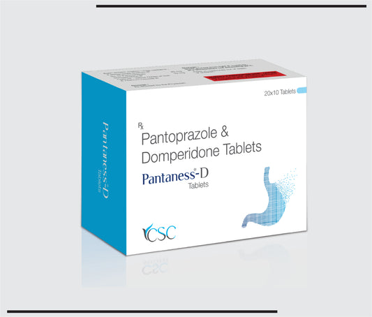 Pantaness D (20x10) Pantoprazole 40 mg + Domperidone 10 mg  by Csc