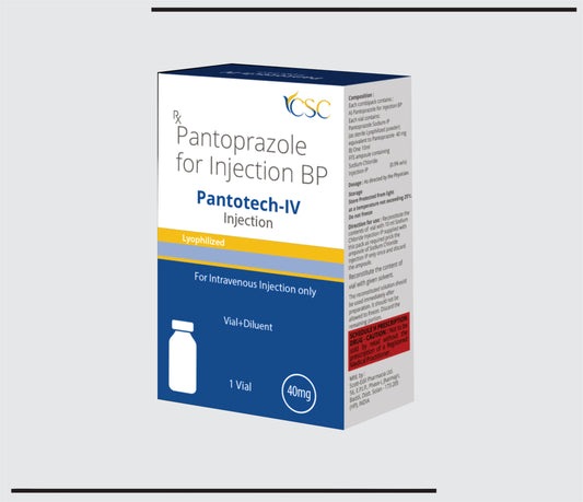 Pantotech IV (Vial) Pantoprazole 40mg IV  by Csc