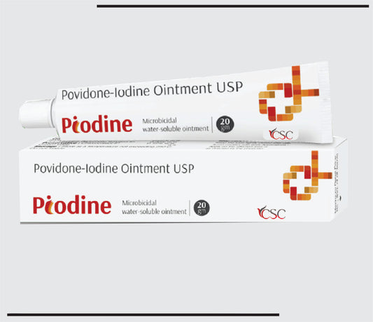 Piodine  (20g) Povidone Iodine Ointment 5% by Csc