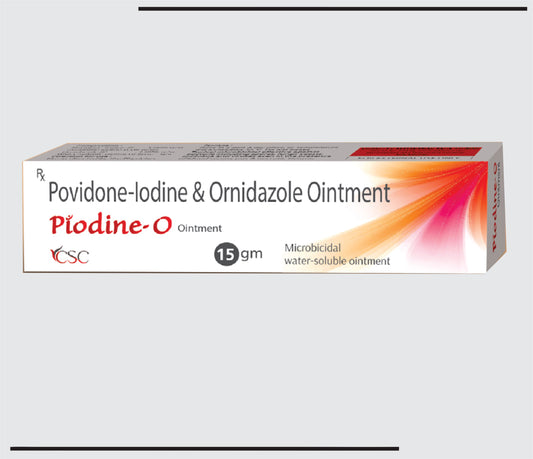 Piodin-O (15g) Povidone Iodine + Ornidazole by Csc
