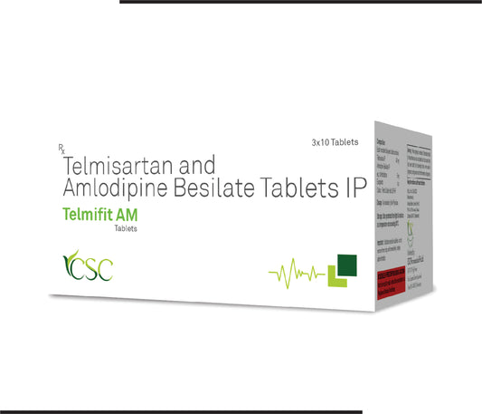 Telmifit AM (5x3x10) Telmisartan 40mg + Amlodinoine 5mg by Csc