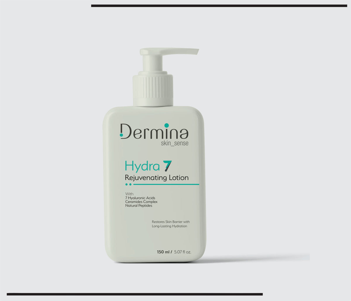 Hydra 7 Rejuvenating  Lotion  (150ml ) 7 Hyaluronic Acids, Ceramide Complex,Natural Peptides by Csc