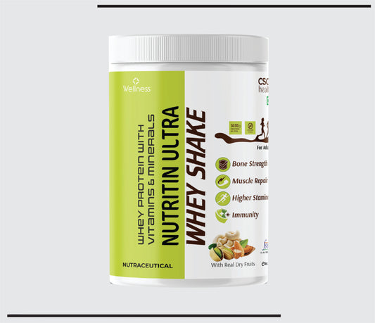 Nutritin Ultra Protien Dry Fruit Shake (200g) Protein Powder (With Real Dry Fruits) by Csc