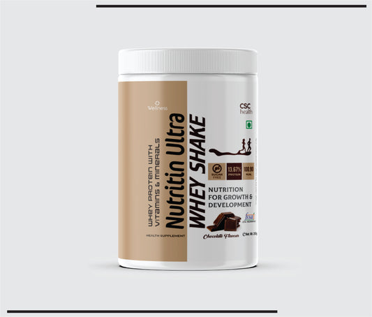 Nutritin Ultra Choco Shake  (200g) Protein Powder (Chocolate flavour) by Csc
