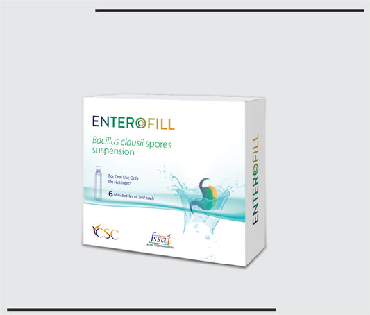 Enterofill  ( 5 ml) Bacillus Clausi spores Suspension by Csc