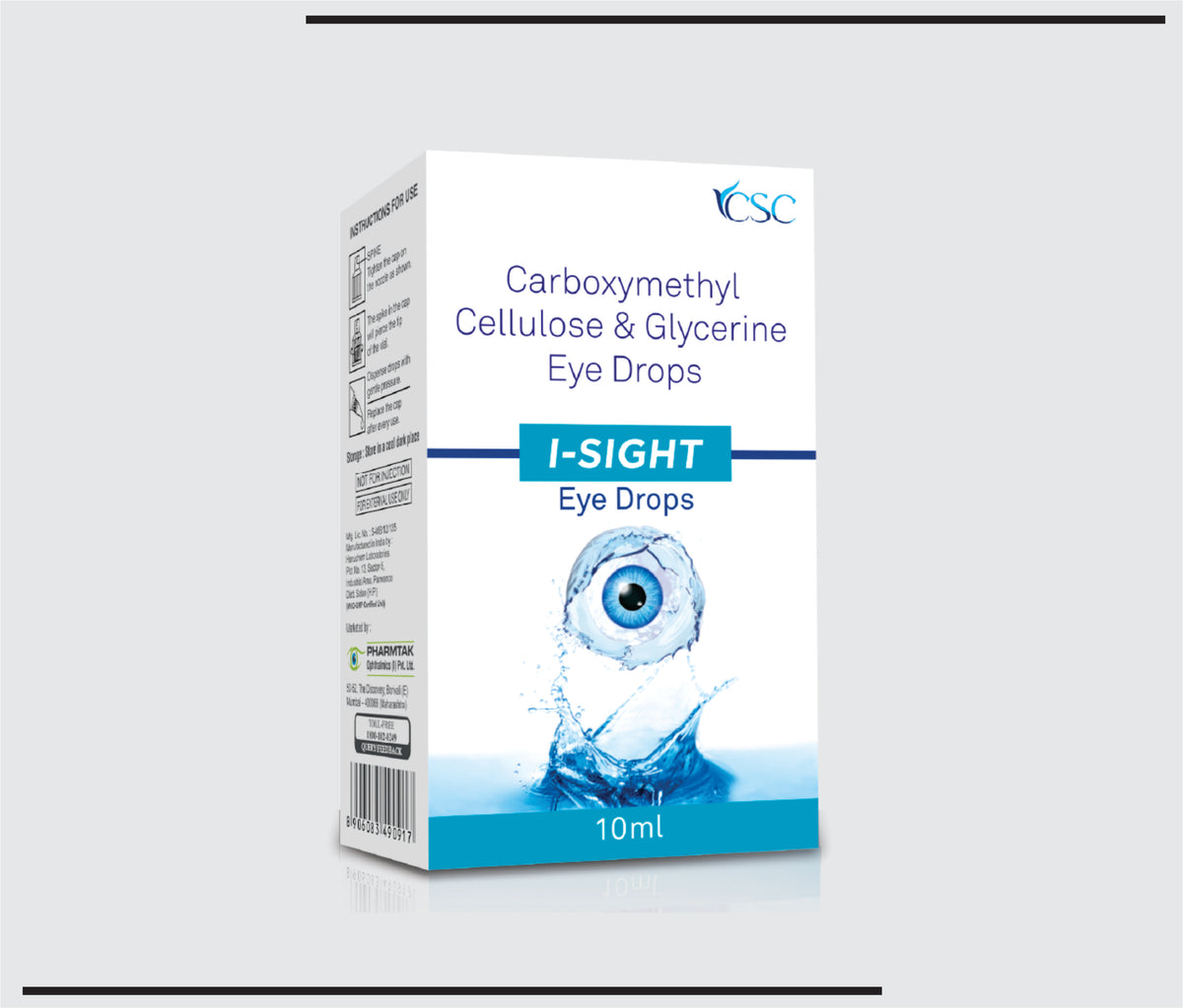 I Sight (10 ml) Carboxymethylcellulose Sodium 0.5 % w/v + Glycerine 0.5 % w/v by Csc