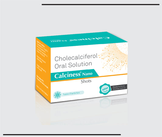 Calciness Nano Shots (5 ml) Cholecalciferol IP 60,000 IU by Csc