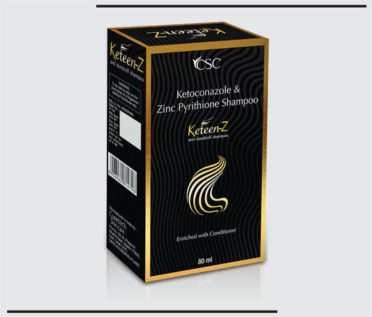 Keteen Z Shampoo (Ketoconazole 2% w/v & Zinc pyrithione 1% w/v)