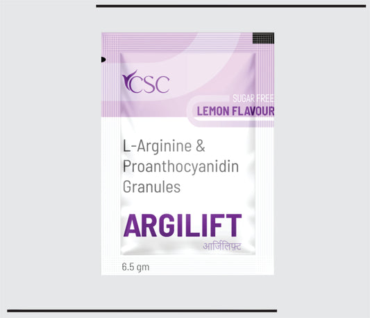 Argilift  (6.5gm ) L-Arginine IP 3 gm +Proanthocyanidin 75 mg by Csc