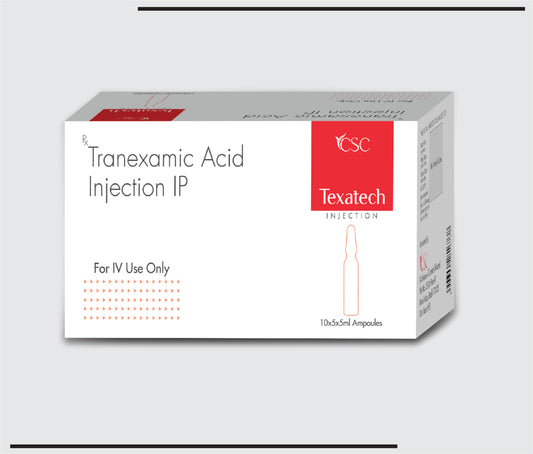 Texatech  (Vial) Tranexamic Acid Injection by Csc