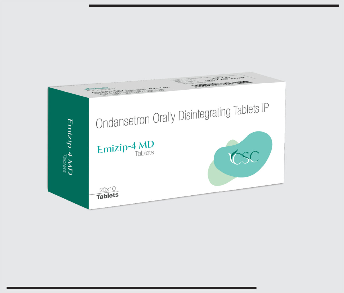 Emizip-4 MD (20x10) Ondensetron 4mg tablets  by Csc