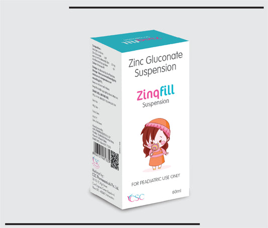 Zinqfill (60ml) Zince Gluconate Suspension by Csc