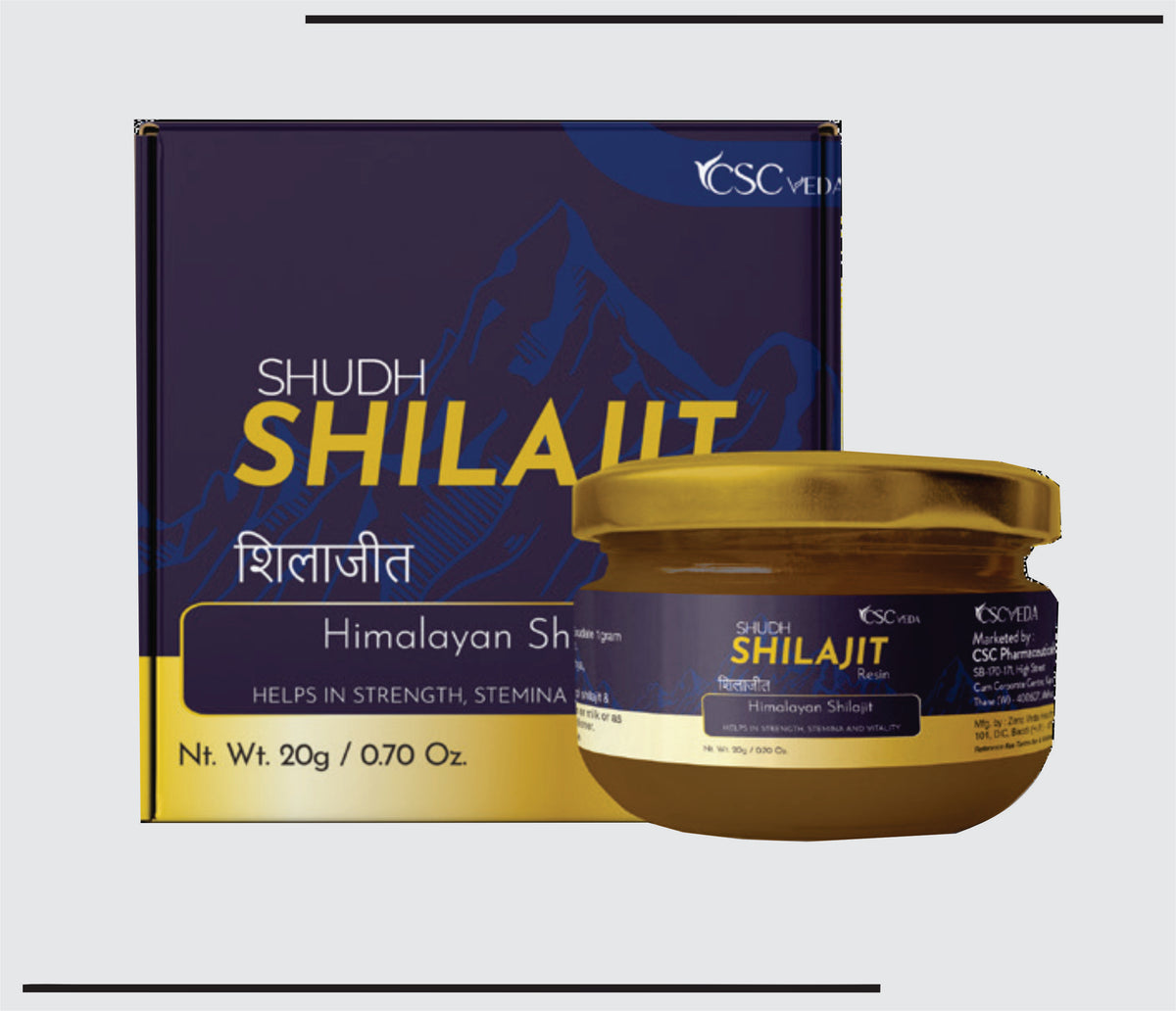 Shudh Shilajeet Resign  (20 gm ) 100% Pure Shilajeet Resign  by Csc