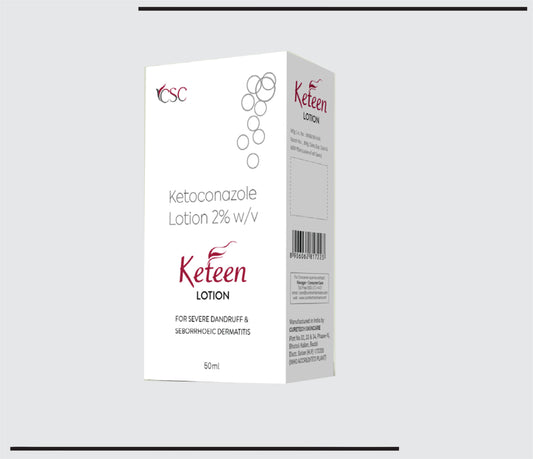 Keteen Lotion (50ml) Ketoconazole  2% Lotion by Csc