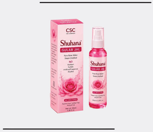 Shauna Gulab jal  (100ml) Rose water with goodness of Natural ingredients by Csc