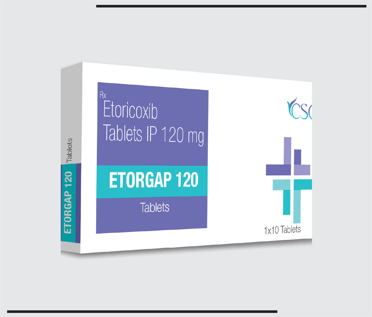 Etorgap 120 (10x1x10) Etoricoxib 120mg by Csc