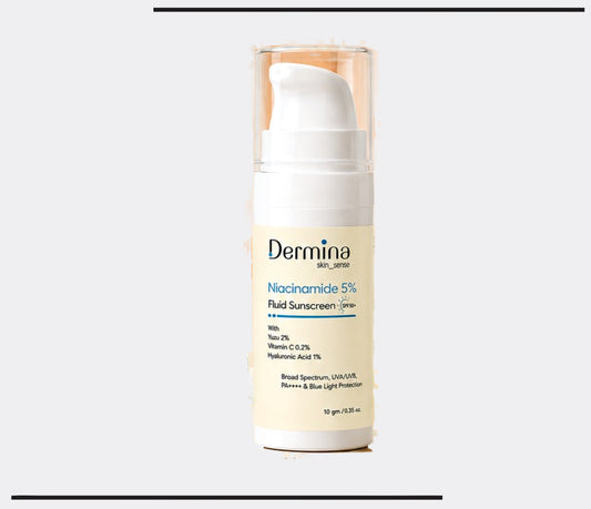 Niacinamide 5% Fluid Sunscreen SPF 50   (50 gm ) Yuzu 2%,Vit. C 0.2%,Hyaluronic Acid 1% by Csc