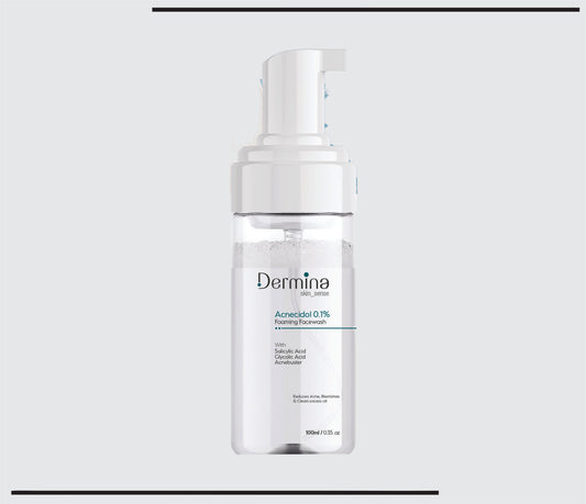 Acnecidol 0.1%  Foaming Facewash  New (100ml) Acnebuster +Salicylic Acid+Glycolic Acid by Csc