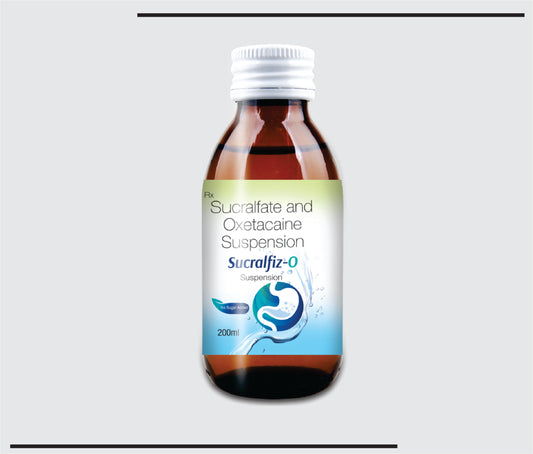 Sucralfiz-O (200ml) Sucralfate 1gm + Oxetacaine 20mg  by Csc