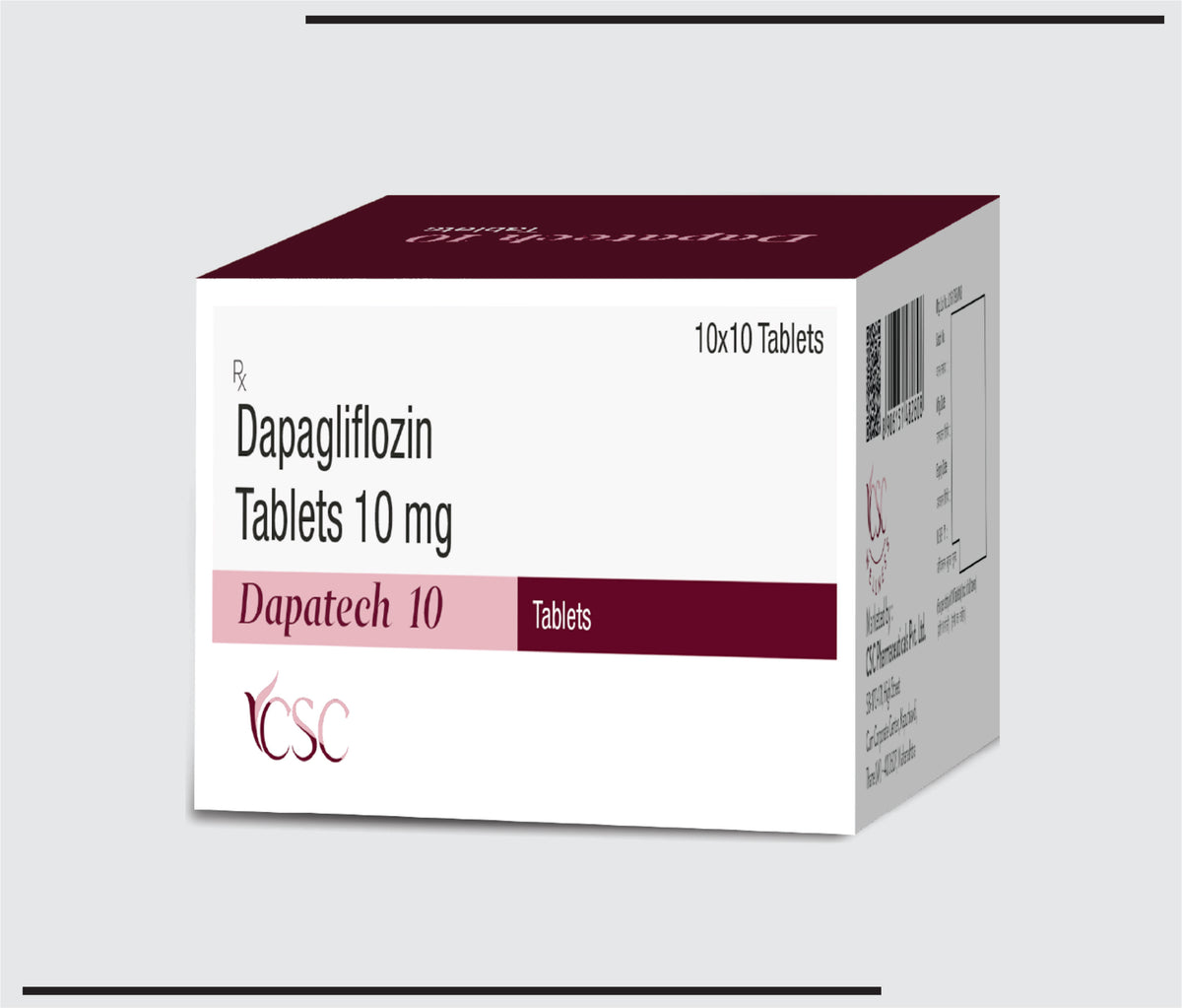 Dapatech 10 (10x10) Dapagliflozin 10 mg by Csc
