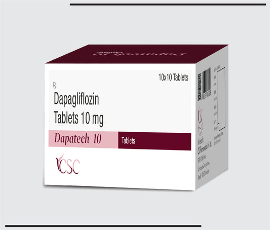 Dapatech 10 (10x10) Dapagliflozin 10 mg by Csc
