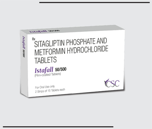 Istafall-D 10/50  (10x1x10) Dapagliflozin 10 mg+Sitagliptin 50mg by Csc