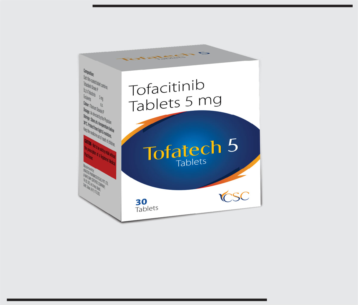 Tofatech -5  (10x1x30) Tofacitinib 5mg tab. by Csc